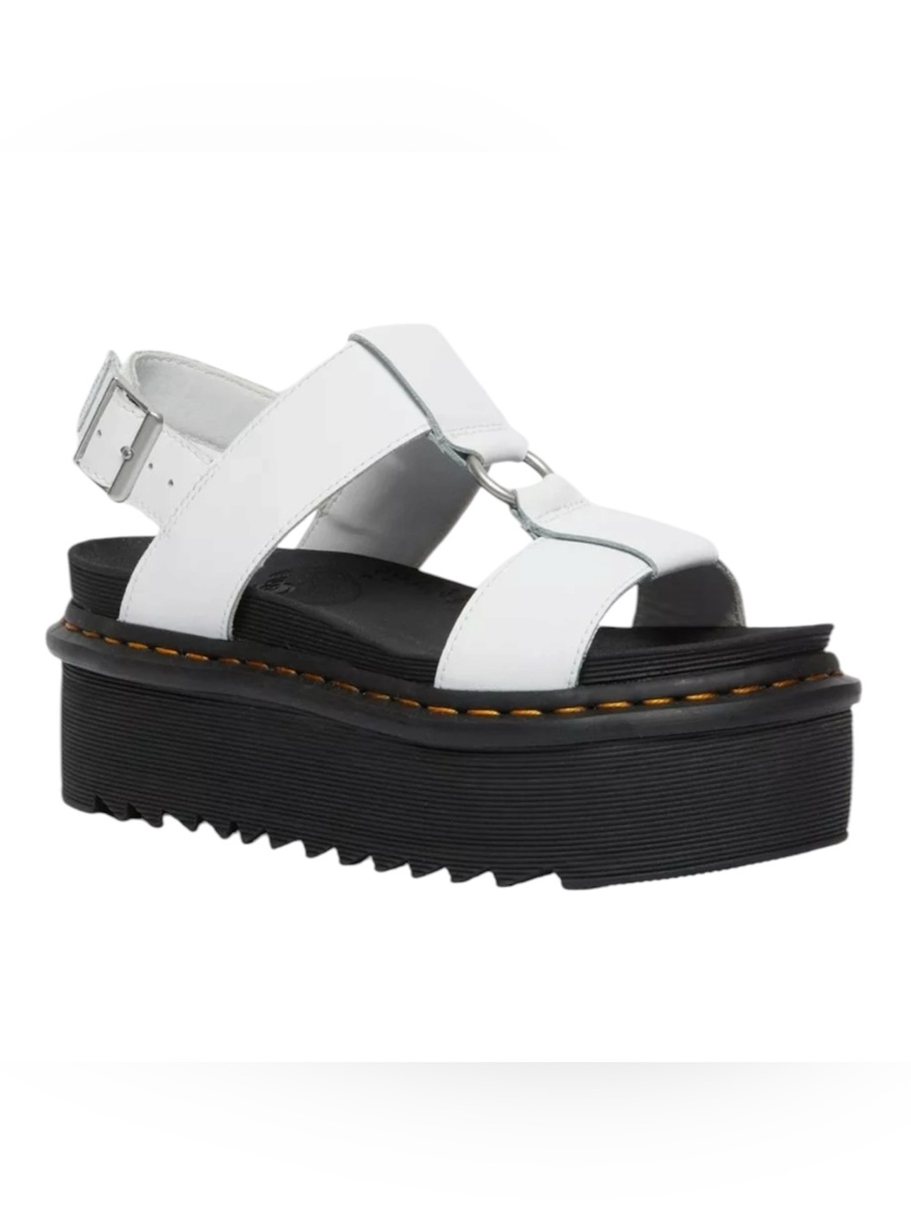 Dr. Martens FRANCIS LEATHER PLATFORM STRAP SANDALS Size 7.5